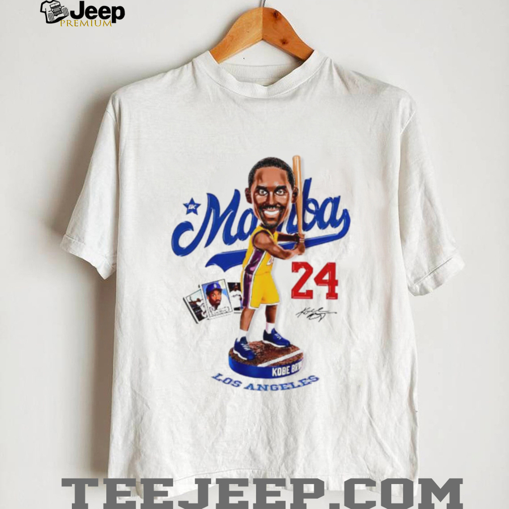 Kobe Bryer Los Angeless Mamba bobblehead signature shirt