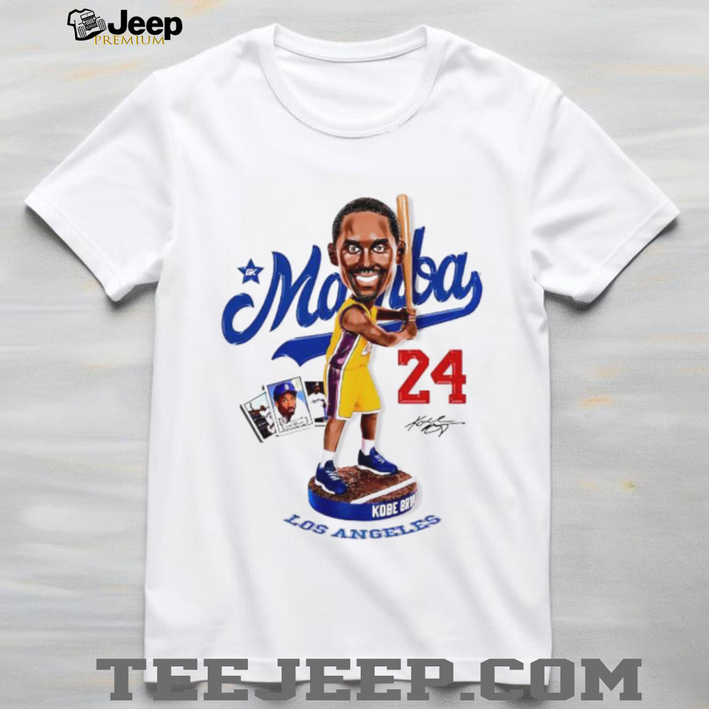 Kobe Bryer Los Angeless Mamba bobblehead signature shirt back