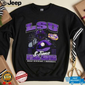LSU Tigers 8 time National Champions NCAA Division I Baseball shirt