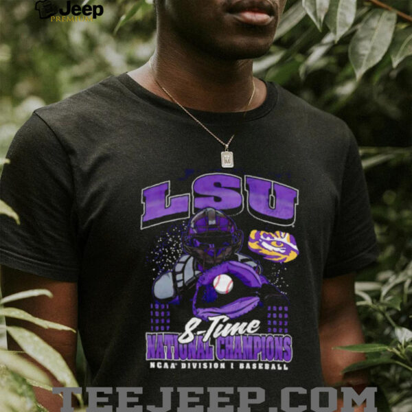 LSU Tigers 8 time National Champions NCAA Division I Baseball shirt