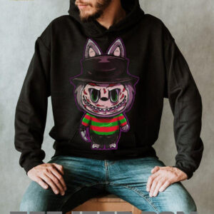 Labubu costume Freddy Krueger Happy Halloween horror character shirt