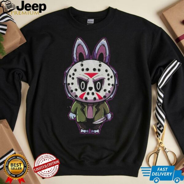 Labubu costume Jason Voorhees Happy Halloween horror character shirt