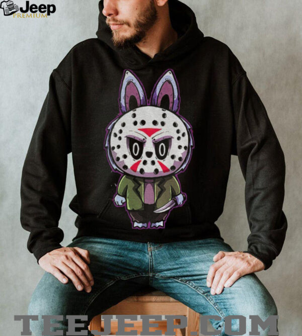 Labubu costume Jason Voorhees Happy Halloween horror character shirt
