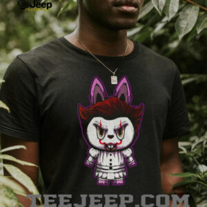 Labubu costume Pennywise Happy Halloween horror character shirt