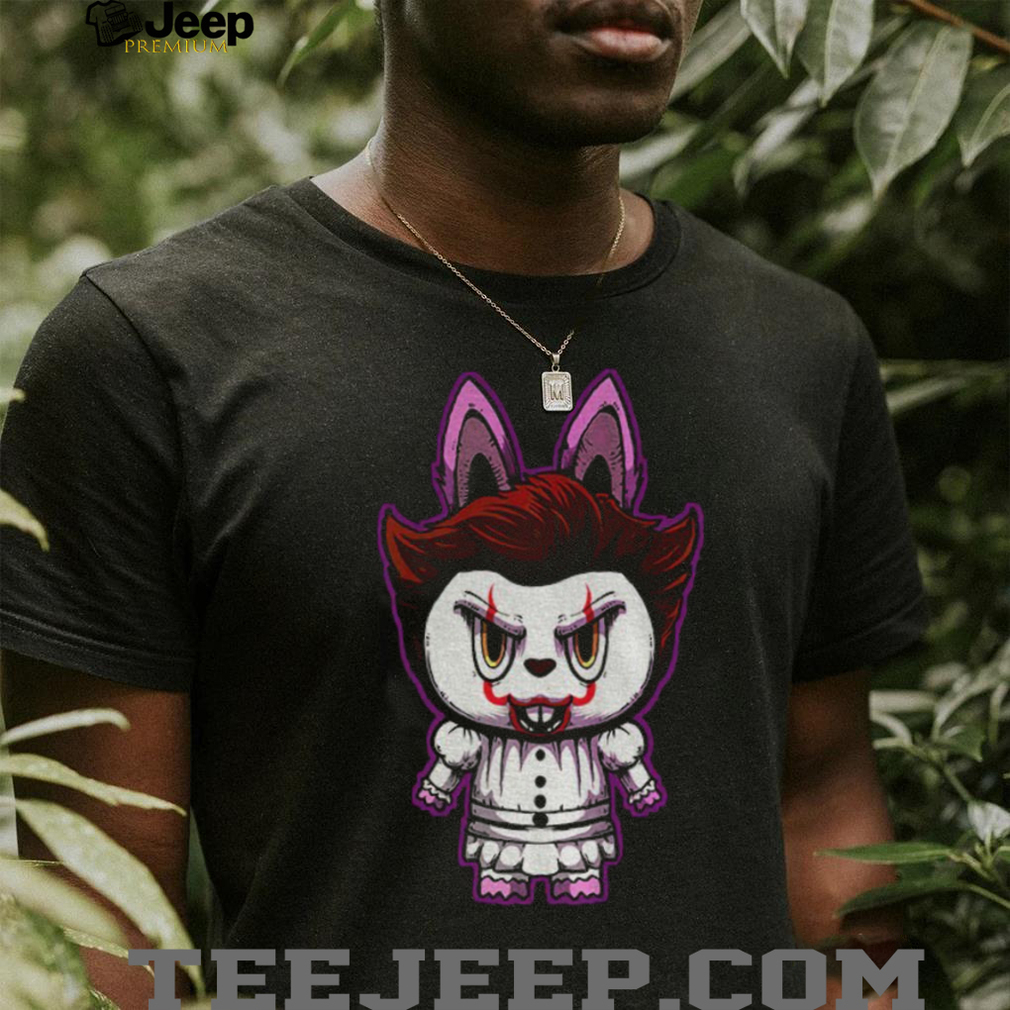 Labubu costume Pennywise Happy Halloween horror character shirt Labubu costume Pennywise Happy Halloween horror character shirt