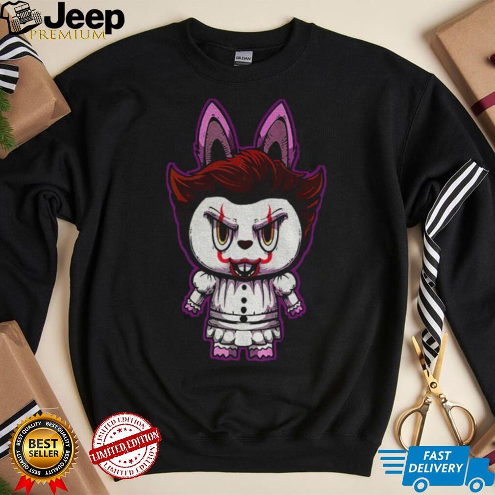 Labubu costume Pennywise Happy Halloween horror character shirt Labubu costume Pennywise Happy Halloween horror character shirt
