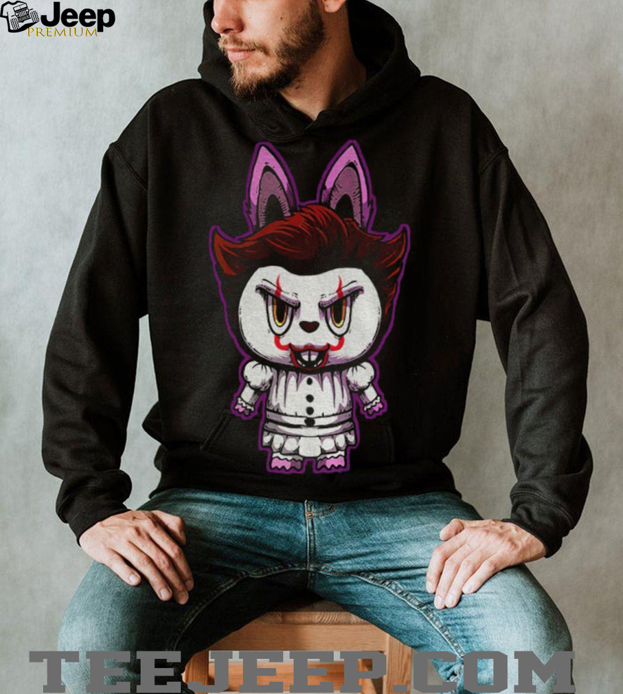 Labubu costume Pennywise Happy Halloween horror character shirt Labubu costume Pennywise Happy Halloween horror character shirt