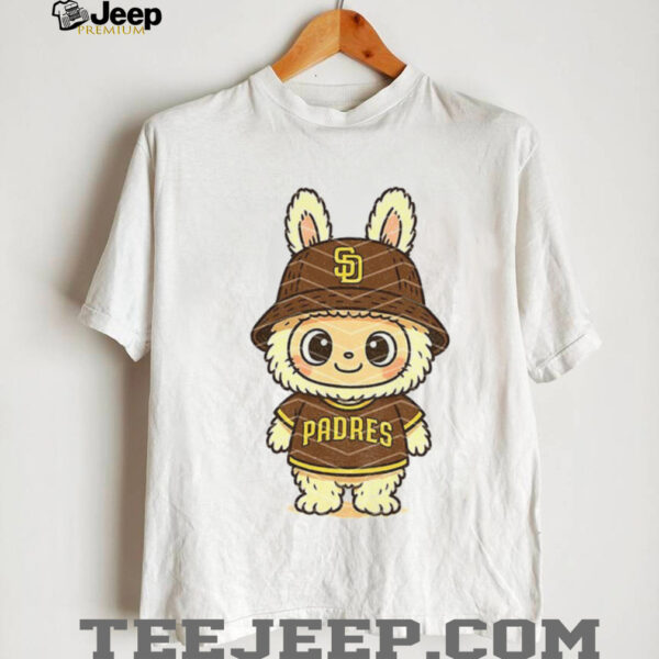 Labubu vs San Diego Padres MLB Baseball funny meme sports lovers shirt