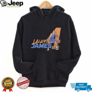 Lacey James post moves skyline shirt