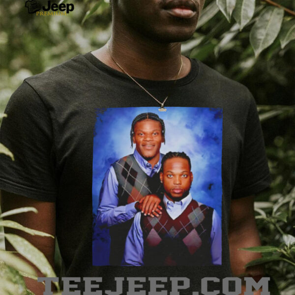 Lamar Jackson and Derrick Henry Baltimore Ravens NFL Step Brothers shirt