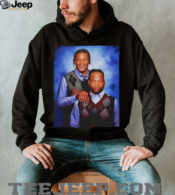 Lamar Jackson and Derrick Henry Baltimore Ravens NFL Step Brothers shirt