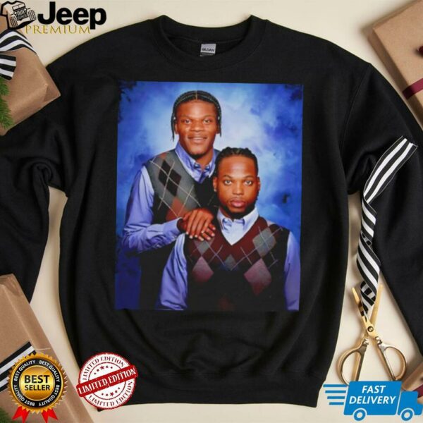 Lamar Jackson and Derrick Henry Baltimore Ravens NFL Step Brothers shirt