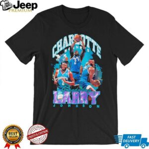 Larry Johnson Charlotte Hornets Grandmama Graphic T Shirt