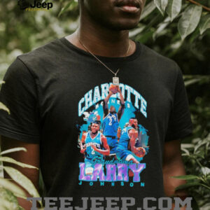 Larry Johnson Charlotte Hornets Grandmama Graphic T Shirt