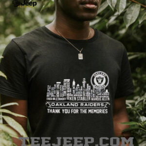 Las Vegas Raiders City Skyline player name thank you for...