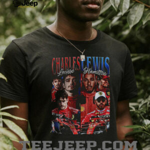 Lewis Hamilton and Charles Leclerc Formula One Classic 90s Graphic shirt