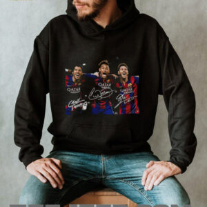 Lionel Messi x Luis Suarez and Neymar Jr. Barcelona FC signature shirt