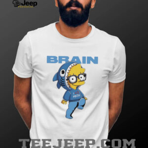 Lisa Simpson Brain I love Math shirt