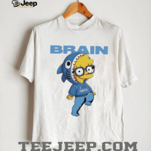 Lisa Simpson Brain I love Math shirt