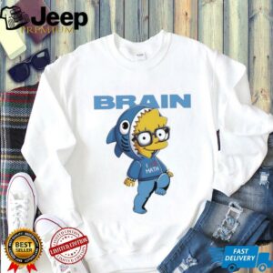 Lisa Simpson Brain I love Math shirt