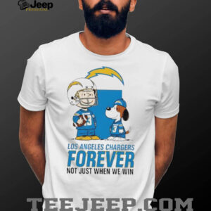 Los Angeles Chargers Charlie Brown Snoopy Chargers Forever Not Just...