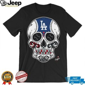 Los Angeles Dodgers Sugar Skull Shirt
