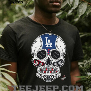 Los Angeles Dodgers Sugar Skull Shirt
