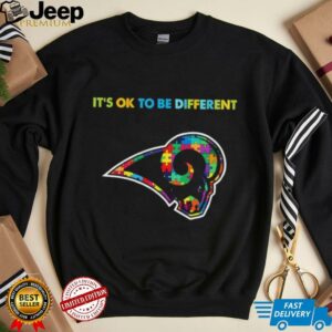 Los Angeles Rams Autism awareness It’s ok to be different Shirt