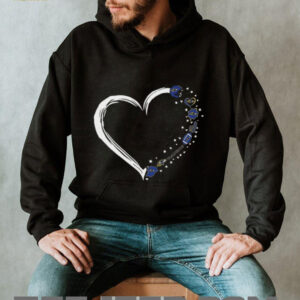 Love Ravens Heart Shirt