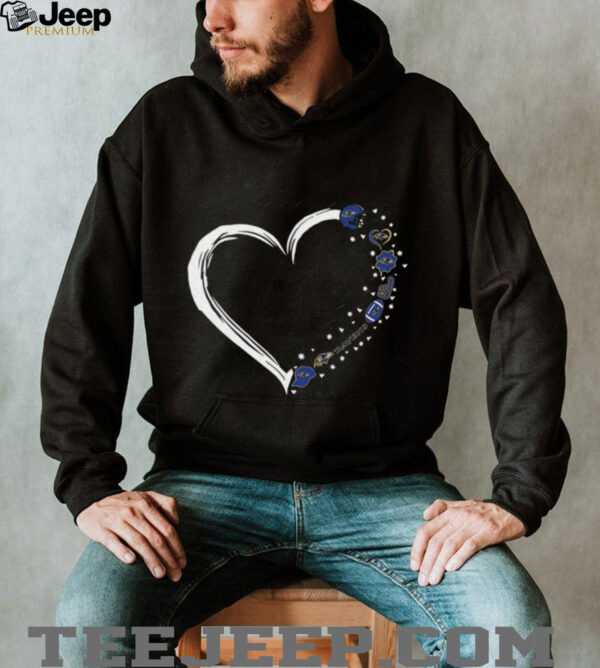 Love Ravens Heart Shirt