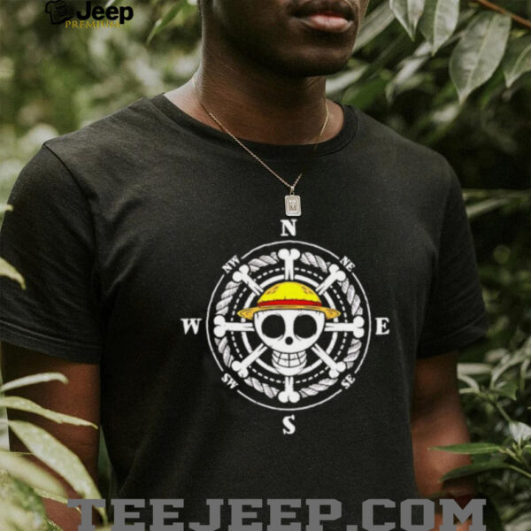 Luffy skull pirate compass shirt