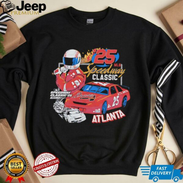 MLB Speedway Classic 2025 Atlanta Braves graphic shirt
