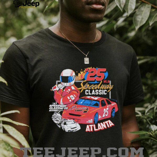 MLB Speedway Classic 2025 Atlanta Braves graphic shirt