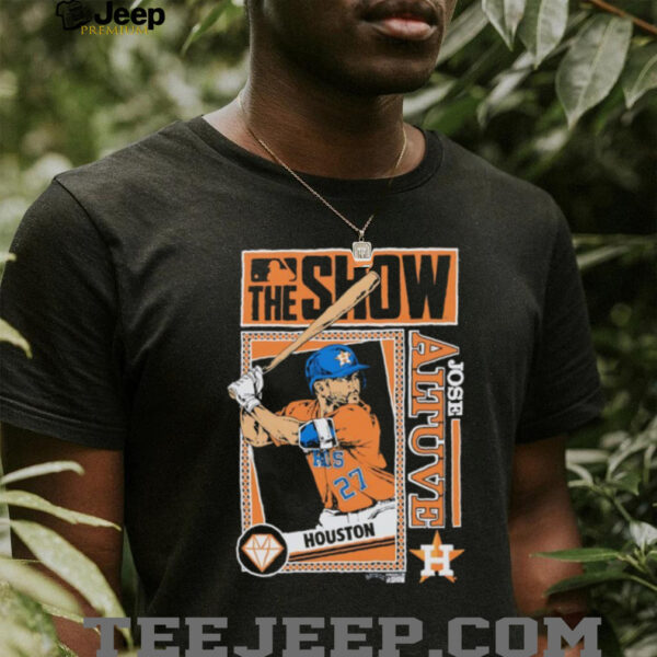 MLB The Show Houston Astros Jose Altuve comic shirt