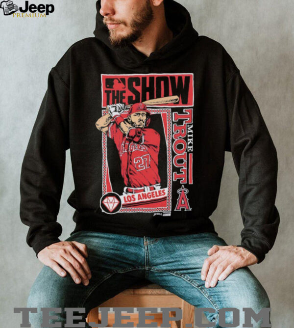 MLB The Show Los Angeles Angels Mike Trout comic shirt