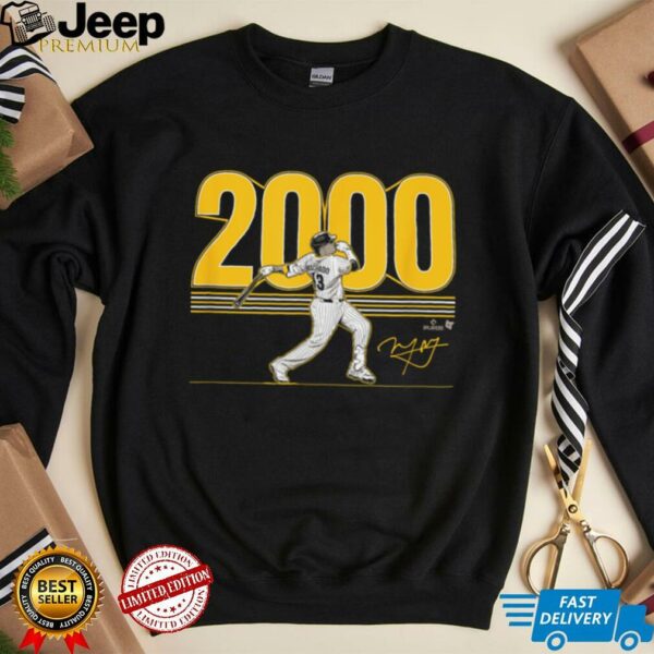 Manny Machado   2,000 Hits   San Diego Baseball Shirt