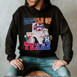 Map Houston Astros Vs Texas Rangers Battle Of Texas Shirt