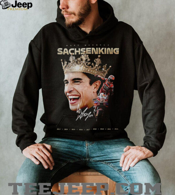 Marc Márquez Sachsenking 9th MotoGP Win signature shirt