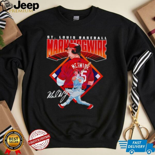 Mark Mcgwire St Louis Diamond Baseball Legend Signature Shirt