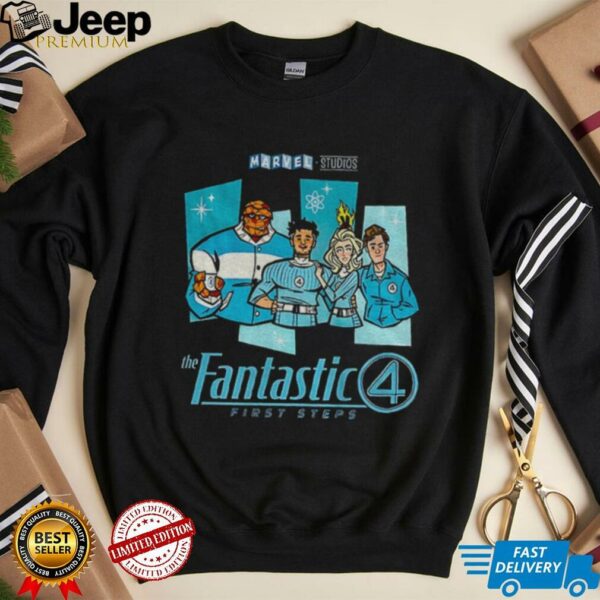 Marvel Studios Fantastic Four Superhero F4 First Steps shirt