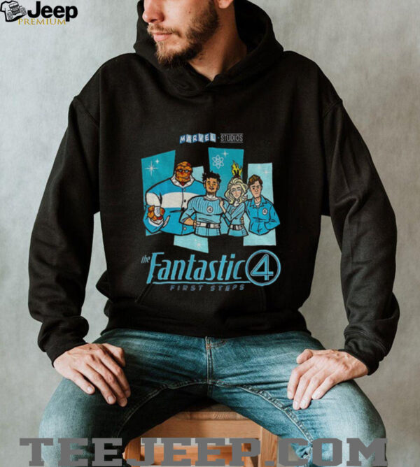 Marvel Studios Fantastic Four Superhero F4 First Steps shirt