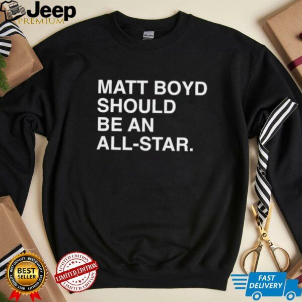 Matt Boyd should be an All Star shirt