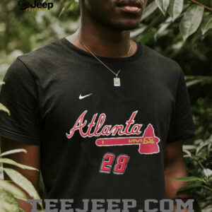 Matt Olson 28 Atlanta Braves 2025 MLB Speedway Classic Name...