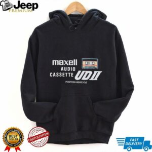 Maxell audio cassette UD II position high shirt