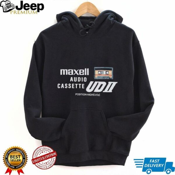 Maxell audio cassette UD II position high shirt