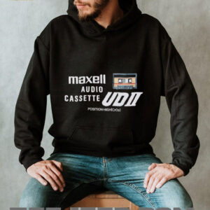 Maxell audio cassette UD II position high shirt