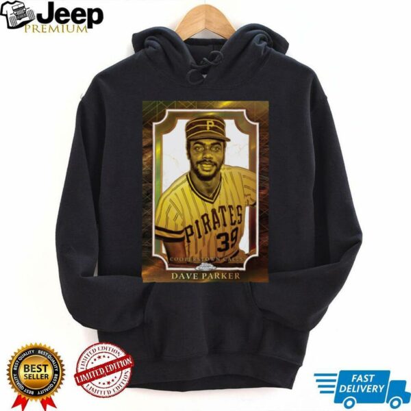 Men’s Dave Parker Black Pittsburgh Pirates 2025 MLB Hall of Fame Cooperstown Collection Topps Chrome Shirt