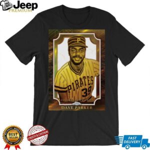 Men's Dave Parker Black Pittsburgh Pirates 2025 MLB Hall of Fame Cooperstown Collection Topps Chrome Shirt