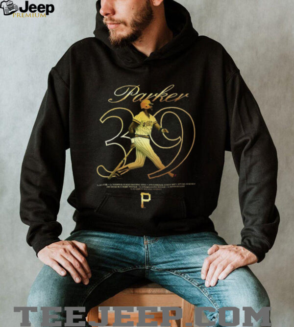Men’s Dave Parker Black Pittsburgh Pirates 2025 MLB Hall of Fame Cooperstown Collection Tops Chrome Shirt