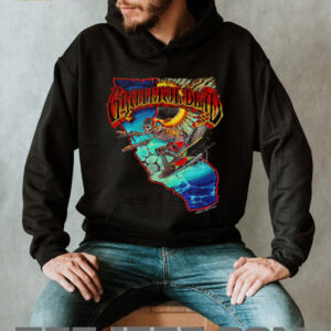 Mens Grateful Dead Surfing California Skeleton Vintage Band Shirt